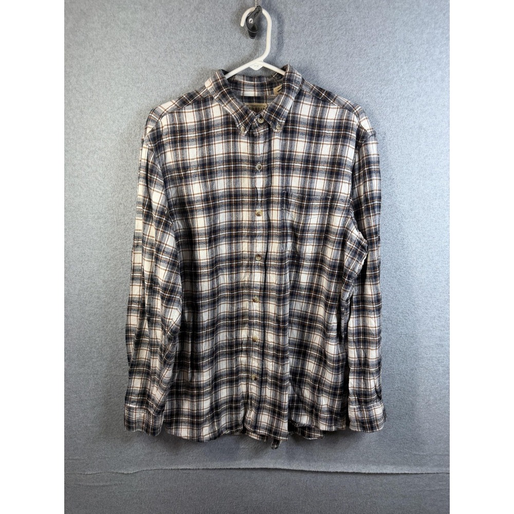 RedHead Shirt Mens Large Plaid Flannel Button Down Long Sleeve Outdoor Hunting